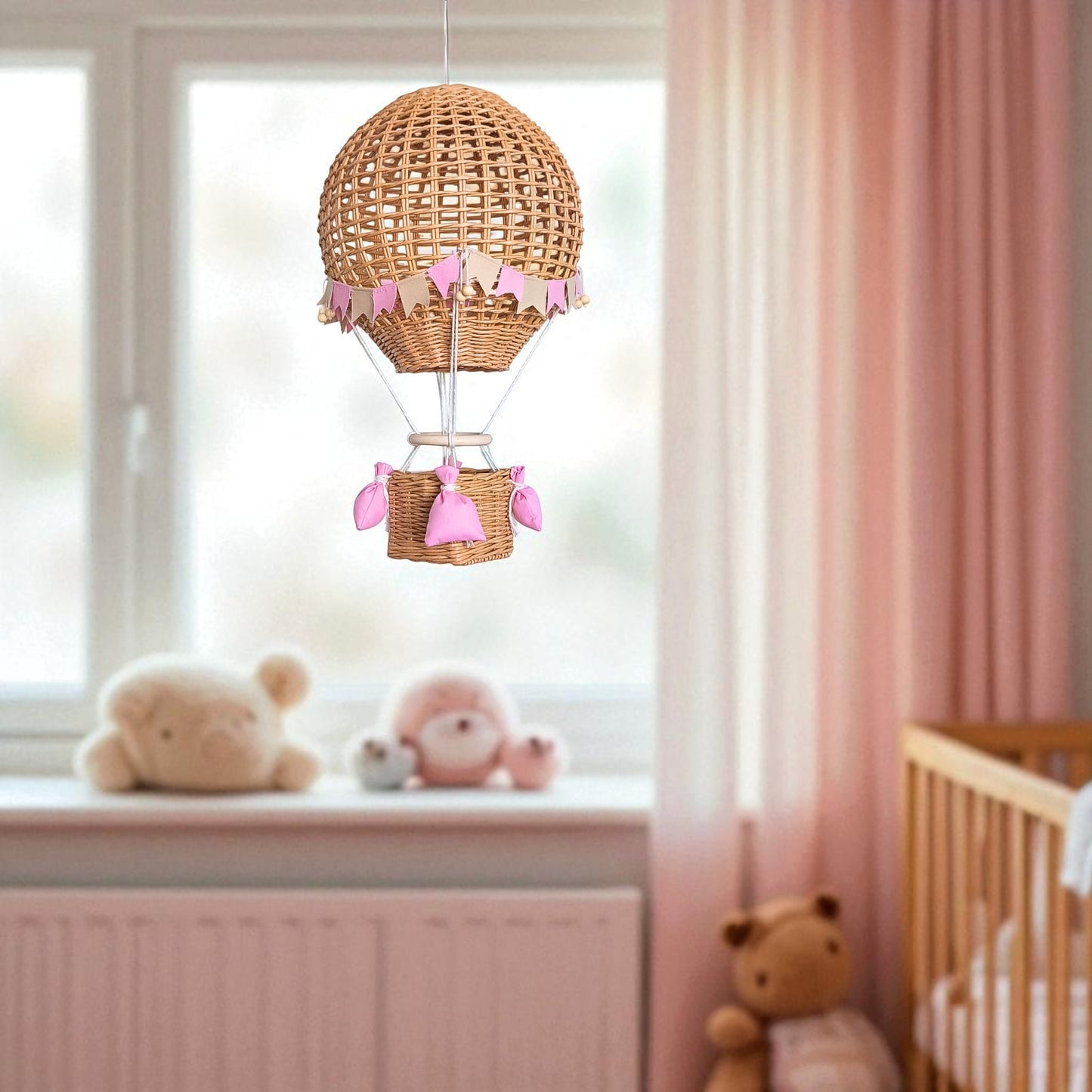 Lampa sufitowa do pokoju dziewczynki Balon