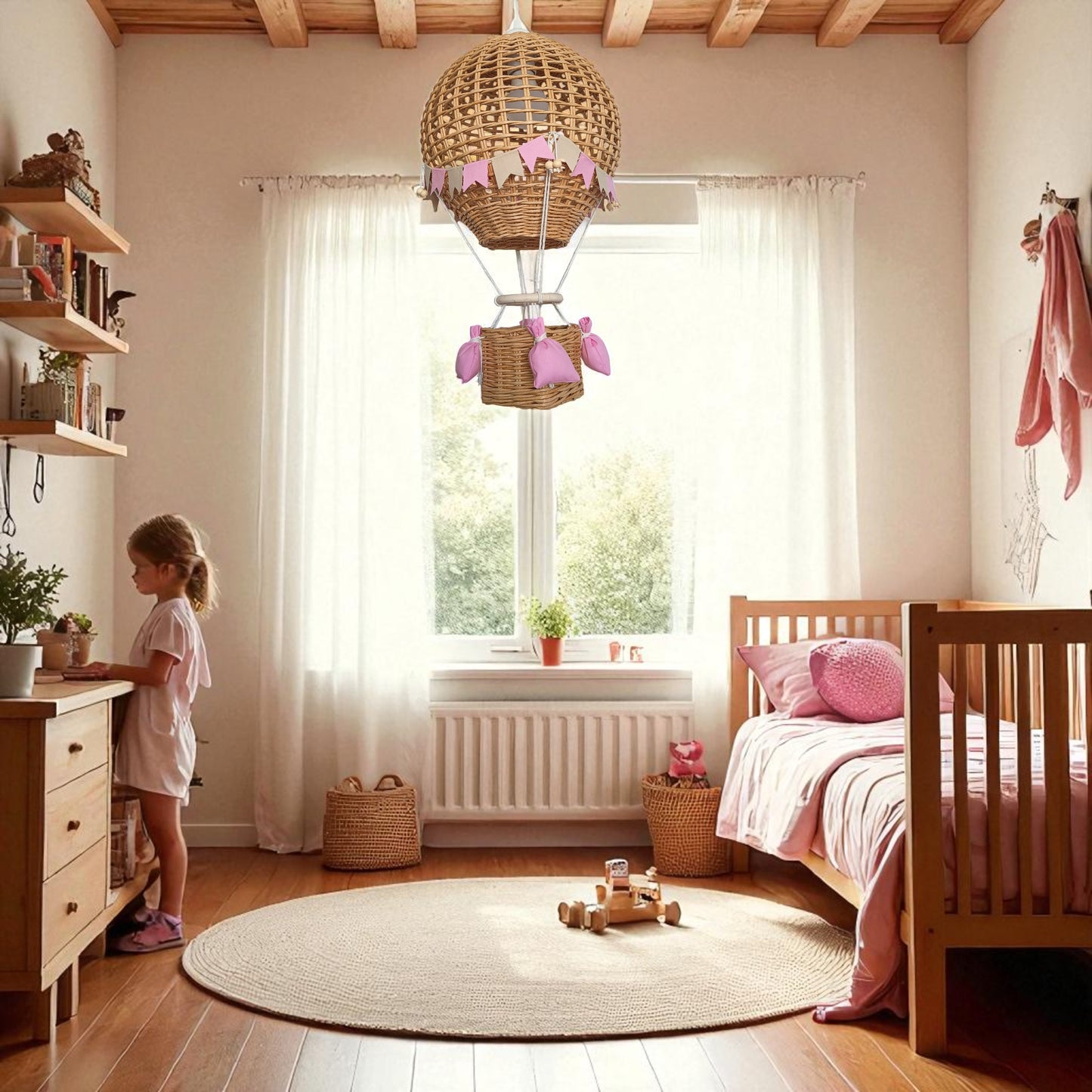 Lampa sufitowa do pokoju dziewczynki Balon