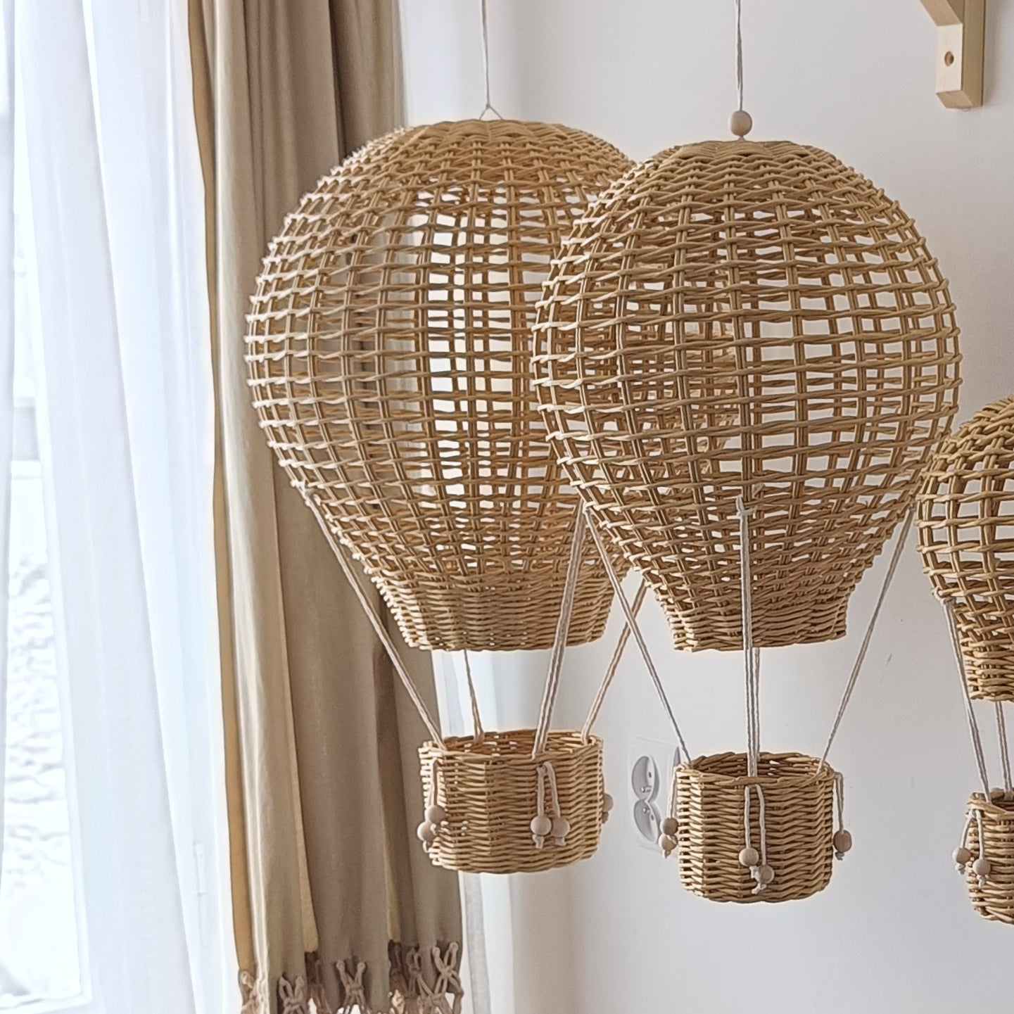 Balon dekoracyjny styl boho i prowansalski, idealny prezent i ozdoba wnętrza