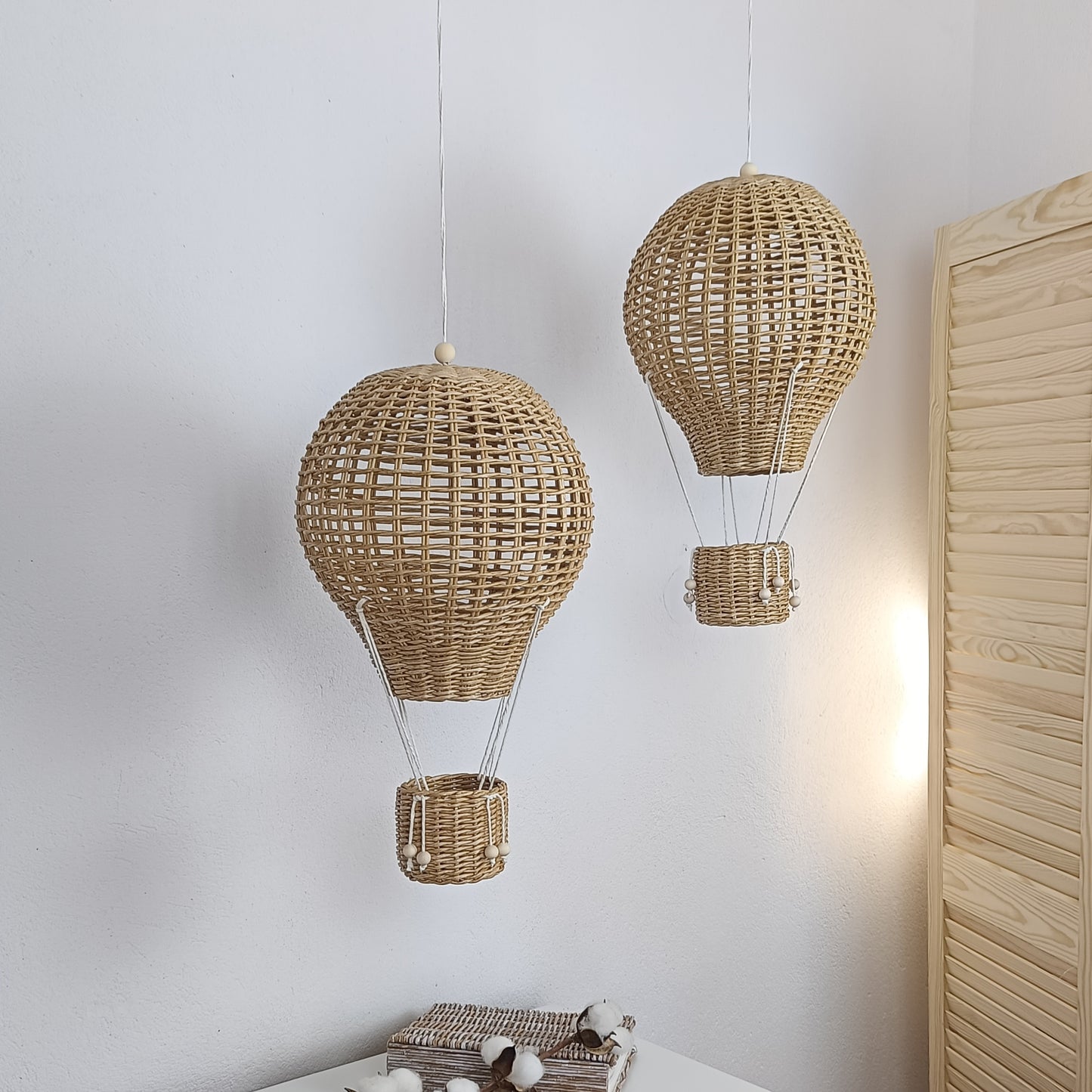 Balon dekoracyjny styl boho i prowansalski, idealny prezent i ozdoba wnętrza