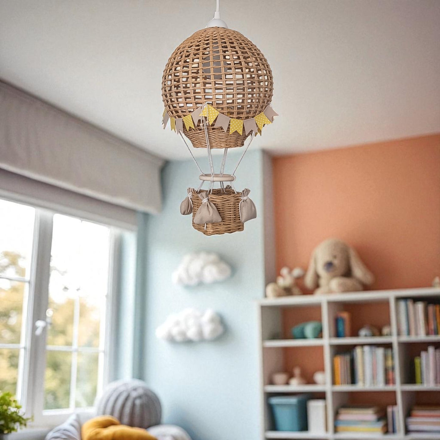 Lampa sufitowa, abażur do pokoju dziecka