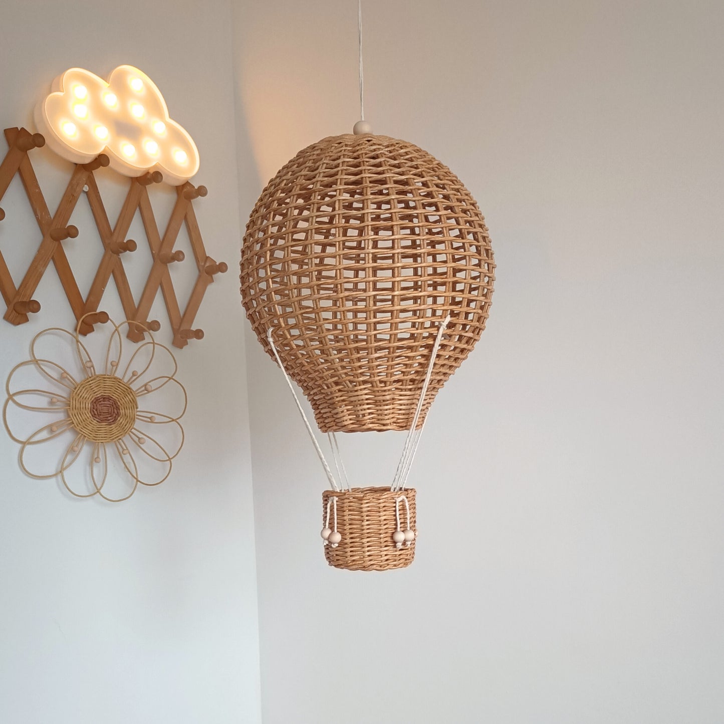 Balon dekoracyjny styl boho i prowansalski, idealny prezent i ozdoba wnętrza